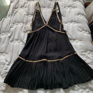 Free People Shine Marisol Minidress - Black XS